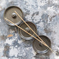 Stoneware Ceramic Round Incense Stick Holder